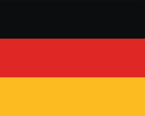 Germany flag vector illustration