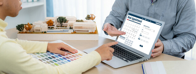 Online applointment booking calendar for brisk regristration on the internet website