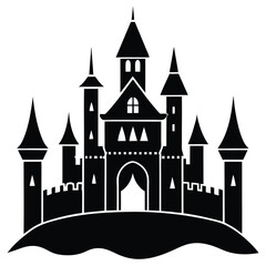 Obraz premium castle vector illustration