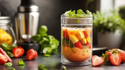 Portable blender Portable blenders support healthy living by enabling fresh smoothies anywhere.