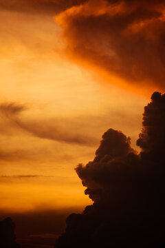 big thick cloud in the sky in tanay, philippines