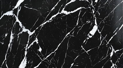 Black and white marble texture, detailed veins, elegant background, ideal for design