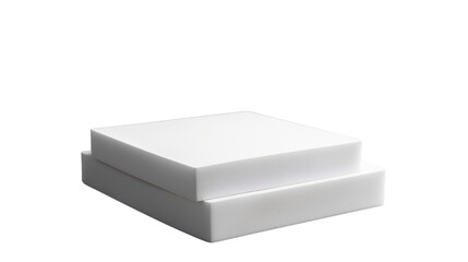 Naklejka premium A pristine white thermocol sheet, 