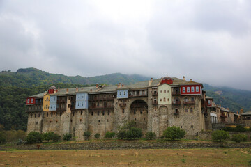 Iviron monastery in Mount Athos, Greece