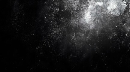 A dark and chaotic grunge overlay with a rough, scratched surface and barely visible dust particles. The worn-out texture, featuring smudges and faint streaks, gives an intense and moody aesthetic,