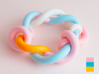  minimalist origami ring garland