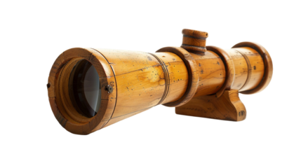 Unique Telescope on transparent background PNG.