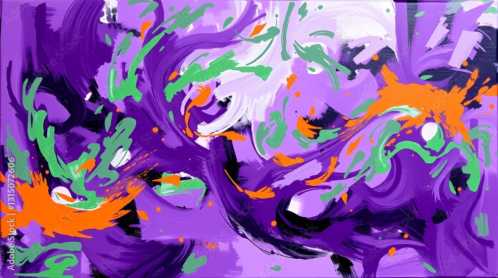 Aufkleber abstract art: a mesmerizing abstract artwork bursts with vibrant colors and dynamic brushstrokes, cr