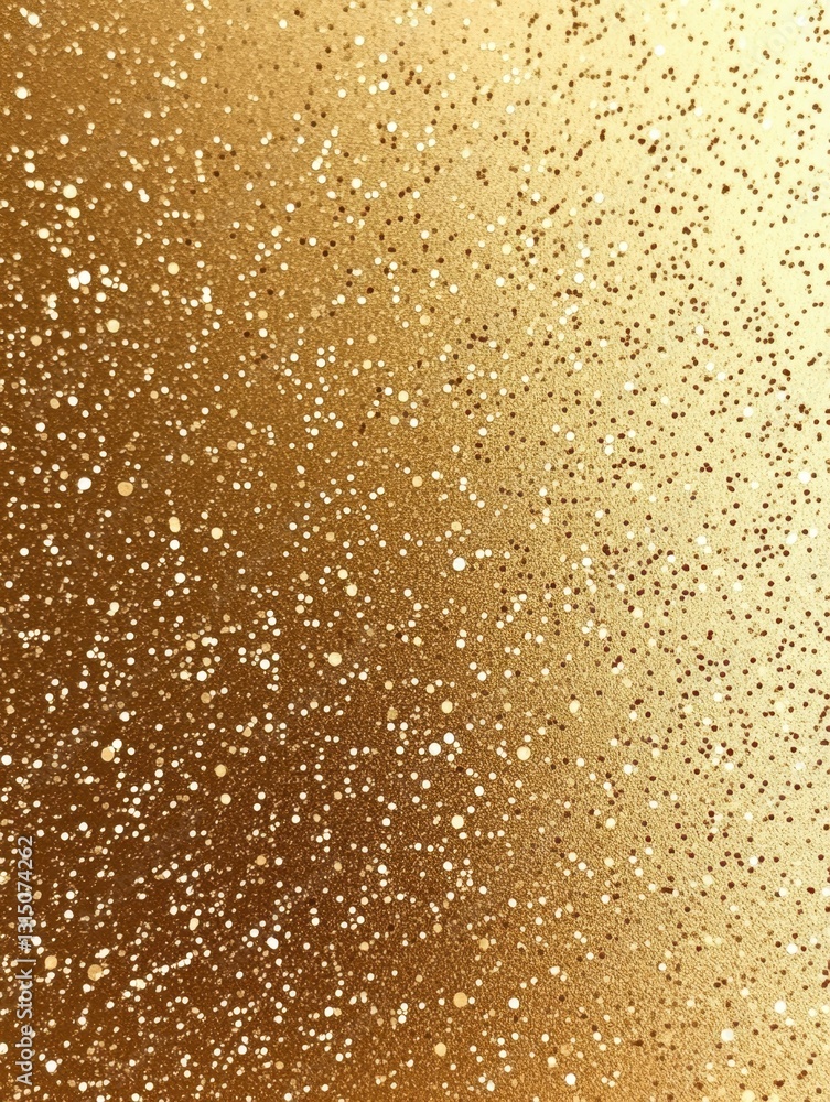 Aufkleber shimmering golden surface with scattered glitter particles creating a luxurious and festive backdrop