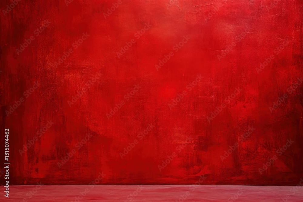 Aufkleber a vibrant crimson backdrop with subtle texture creating a rich and intense visual experience overall