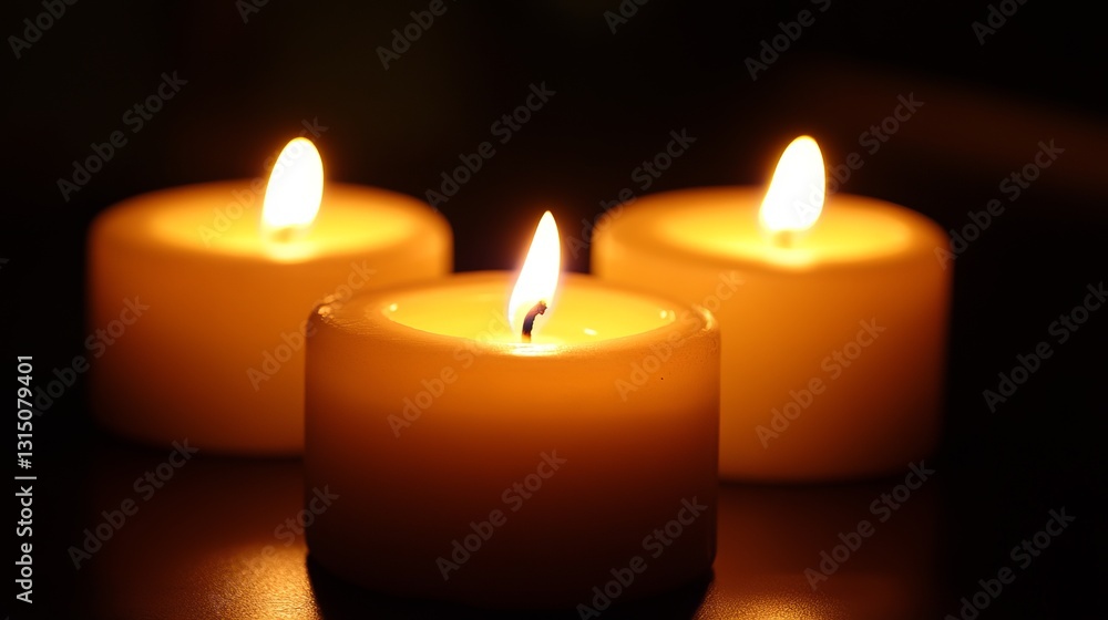 Poster this image captures the enchanting glow of candlelight, creating a warm and romantic ambiance. ideal