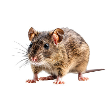 Brown Rat Closeup Fur, Whiskers, Paws, Eyes, Tail, Rodent