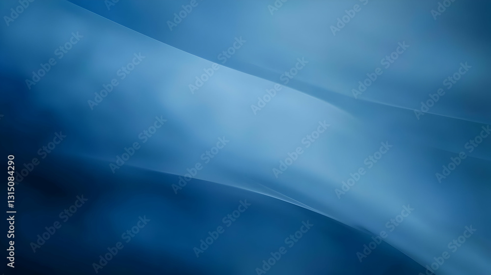 Poster abstract deep blue background with soft smooth gradient and subtle blurred texture elegant minimalis