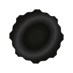 black abstract gradient symbol vector