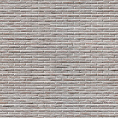 Seamless texture of thin long recycled clay brick wall