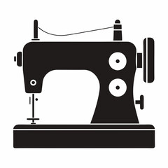 sewing machine isolated on white