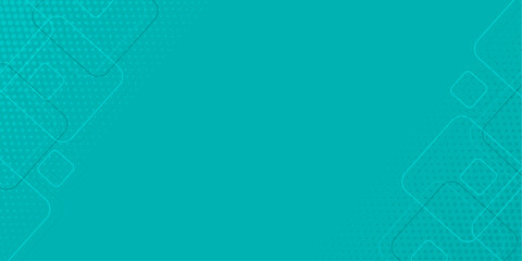 Obraz premium Presentation background | Banner background | Abstract vector with circle pattern, geometric shape for web, futuristic, greeting, decoration, flyer | Minimal luxury design with teal-blue color