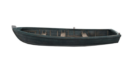 old boat isolated on transparent background png