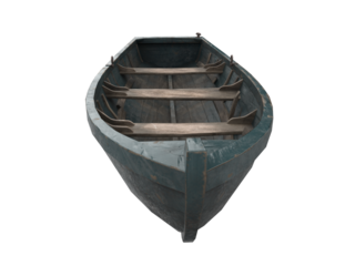 old boat isolated on transparent background png