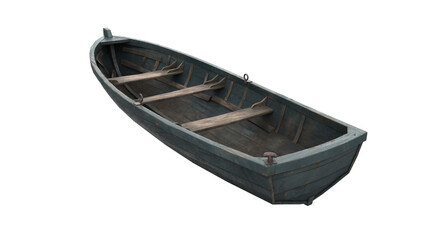 old boat isolated on transparent background png