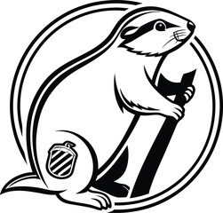 silhouette of a wolf