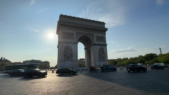 Arc de Triomphe (Arch of Triumph) in Paris, France