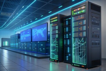 AI technology integrated into advanced computing hardware and digital processing systems.