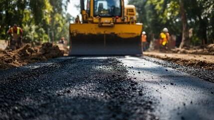 Professional Road Repair Works Image