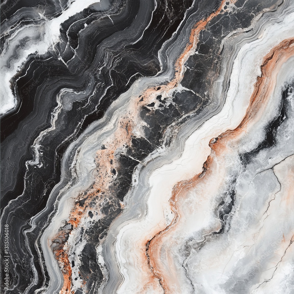 Poster discover an elegant marble texture with striking topaz patterns and colors. this abstract design cap