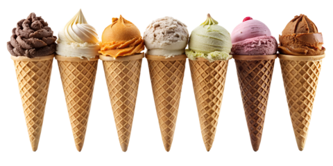 Set  of icecream cone