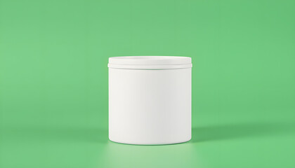 Blank black and white cardboard cylinder box mockup with plastic lid, 3d rendering. Clear cyllindrical tube container with cap mock up. Snack or bottle carton packaging template. Tin round canister,