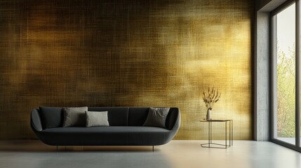 Contemporary apartment living room cozy design and bright interior photography