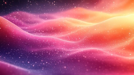 Obraz premium Abstract fluid blurred grainy gradient background texture. Colorful digital grain dust soft noise effect. Lo-fi multicolor vintage retro colors. Nostalgia, vintage, 80s, 90s style synthwave