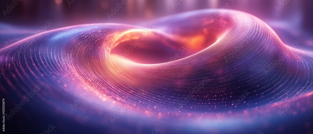 Canvas Prints abstract detailed futuristic shape on violet background