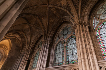 Fototapeta premium Interior of Basilique Saint-Denis