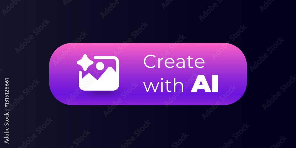 Poster text to image ai generation button