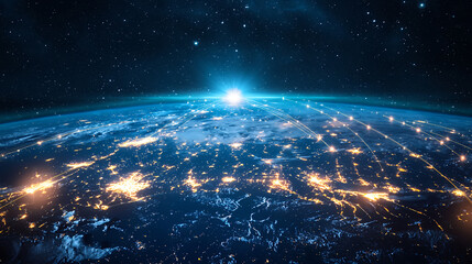 Obraz premium earth and space