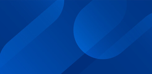 Modern abstract blue background with glowing geometric lines. Blue gradient circle shape design. Futuristic technology concept.