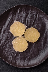 Jelly candies or homemade marmalade with different flavors