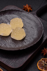 Jelly candies or homemade marmalade with different flavors