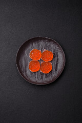 Jelly candies or homemade marmalade with different flavors
