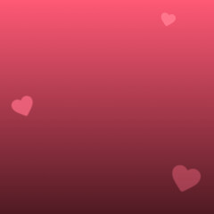 Red heart gradation background 붉은 하트 그라데이션 배경
