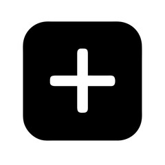 Obraz premium Add icon symbolizing functionality and user interaction on a minimalistic background