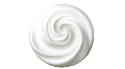 White cosmetic cream texture with soft swirls