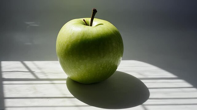 Fresh Red Apple Close-Up