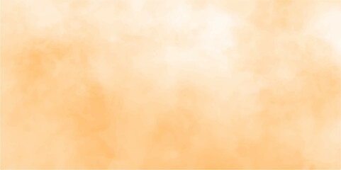 Abstract Painted Brush stroked painting. Old paper texture design and light brown and yellow concrete bg. Watercolor of brown surface with white tiny and fresh clouds. Expressing freedom and creative