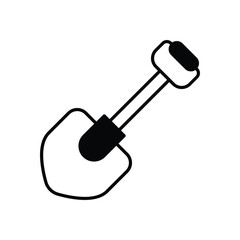 Shovel stock illustration