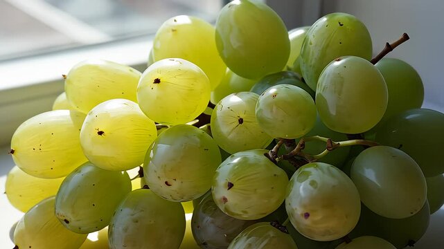 Organic Grapes with Natural Light