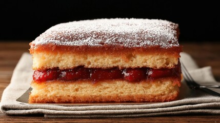 Sweet strawberry cake perfect for celebrating Valentine's Day with loved ones