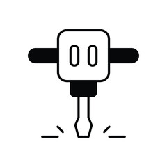 Jackhammer stock illustration